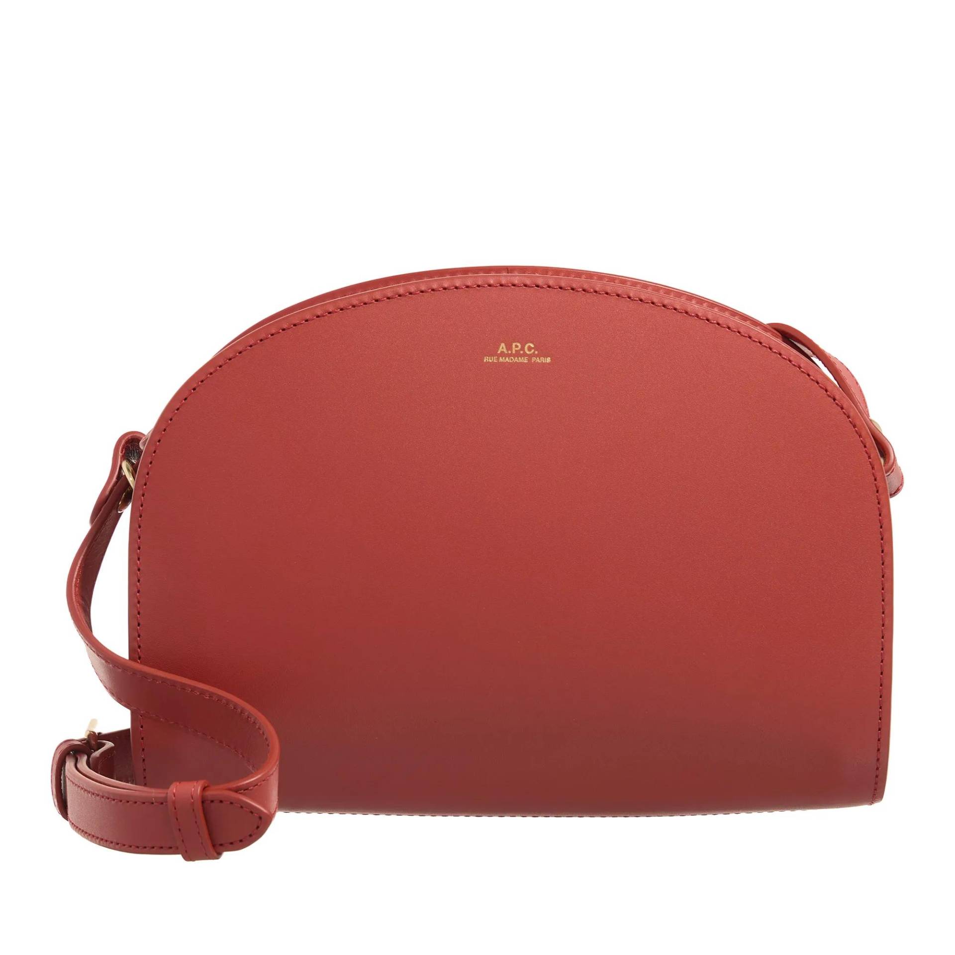 A.P.C. Schultertasche - Sac Demi-Lune - Gr. unisize - in Rot - für Damen A.P.C. Schultertasche - Sac Demi-Lune - Gr. unisize - in Rot - für Damen von A.P.C.