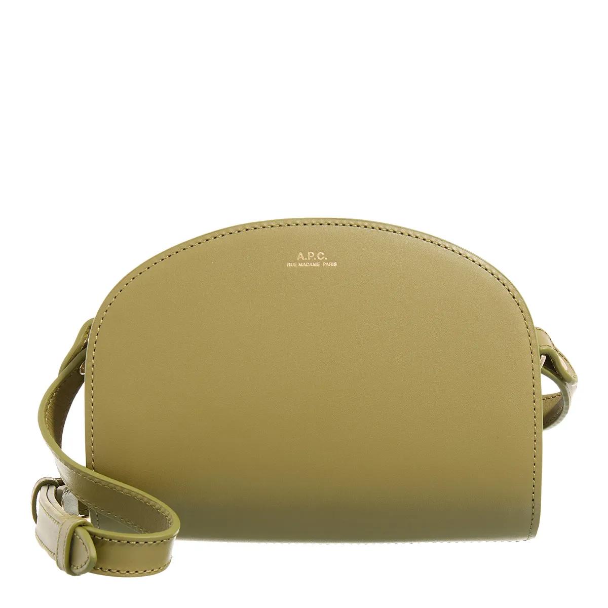 A.P.C. Schultertasche - Sac Demi-Lune Mini - Gr. unisize - in Grün - für Damen A.P.C. Schultertasche - Sac Demi-Lune Mini - Gr. unisize - in Grün - für Damen von A.P.C.