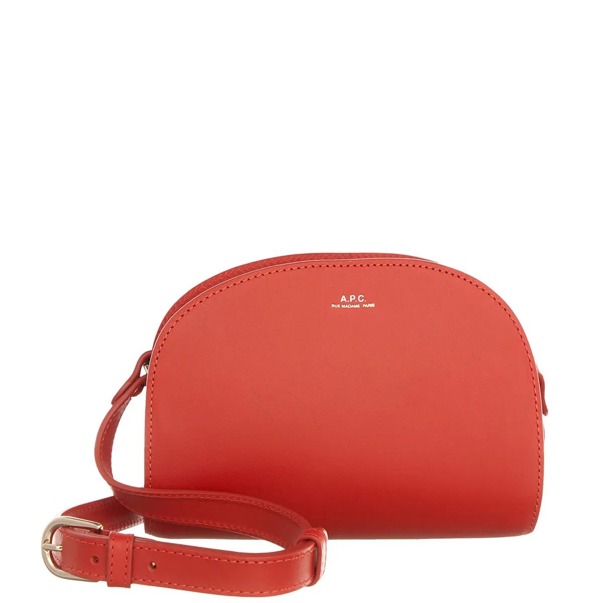 A.P.C. Schultertasche - Sac Demi-Lune Mini - Gr. unisize - in Orange - für Damen A.P.C. Schultertasche - Sac Demi-Lune Mini - Gr. unisize - in Orange - für Damen von A.P.C.