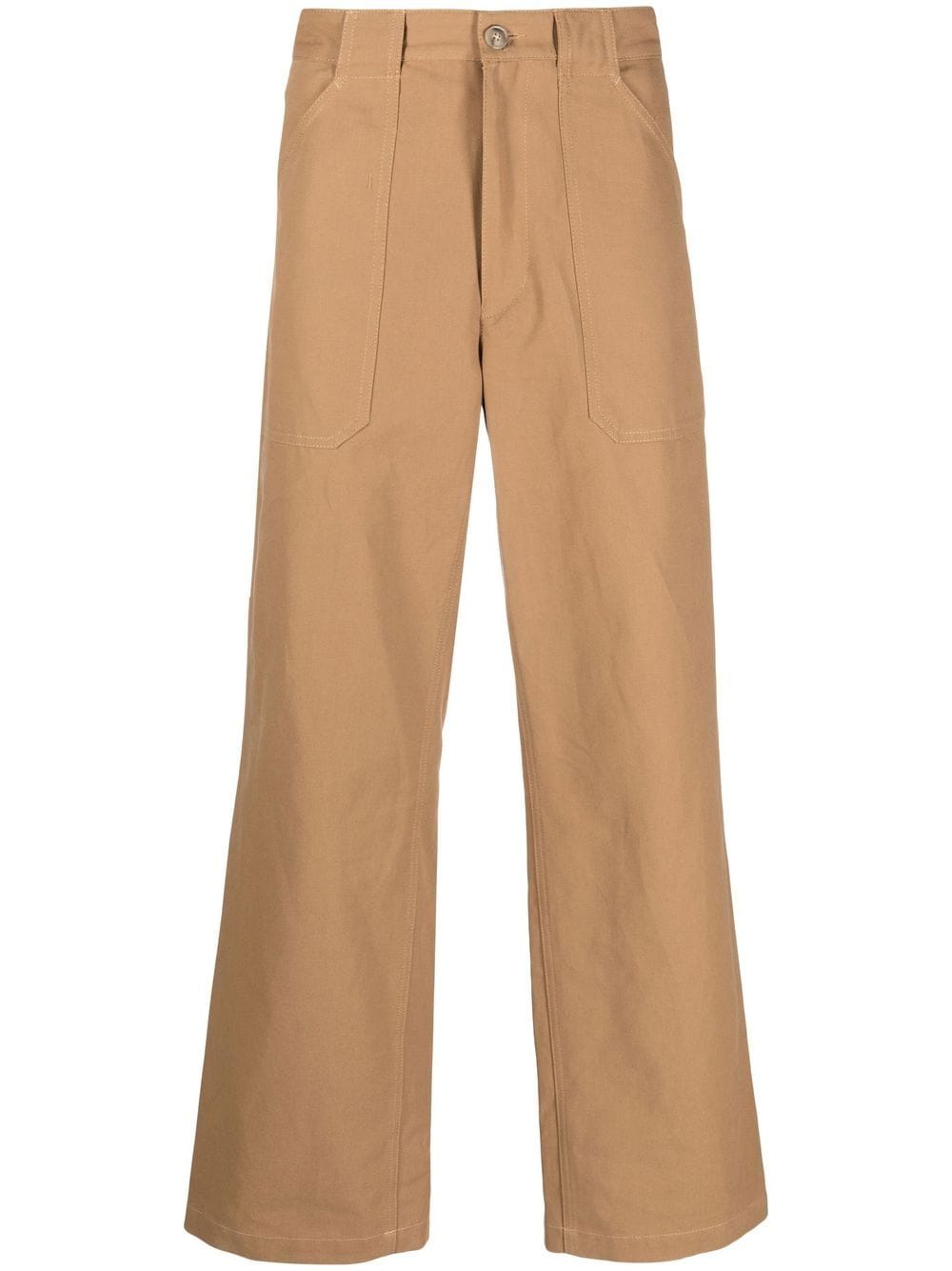 A.P.C. Sidney straight-leg cotton trousers - Neutrals von A.P.C.
