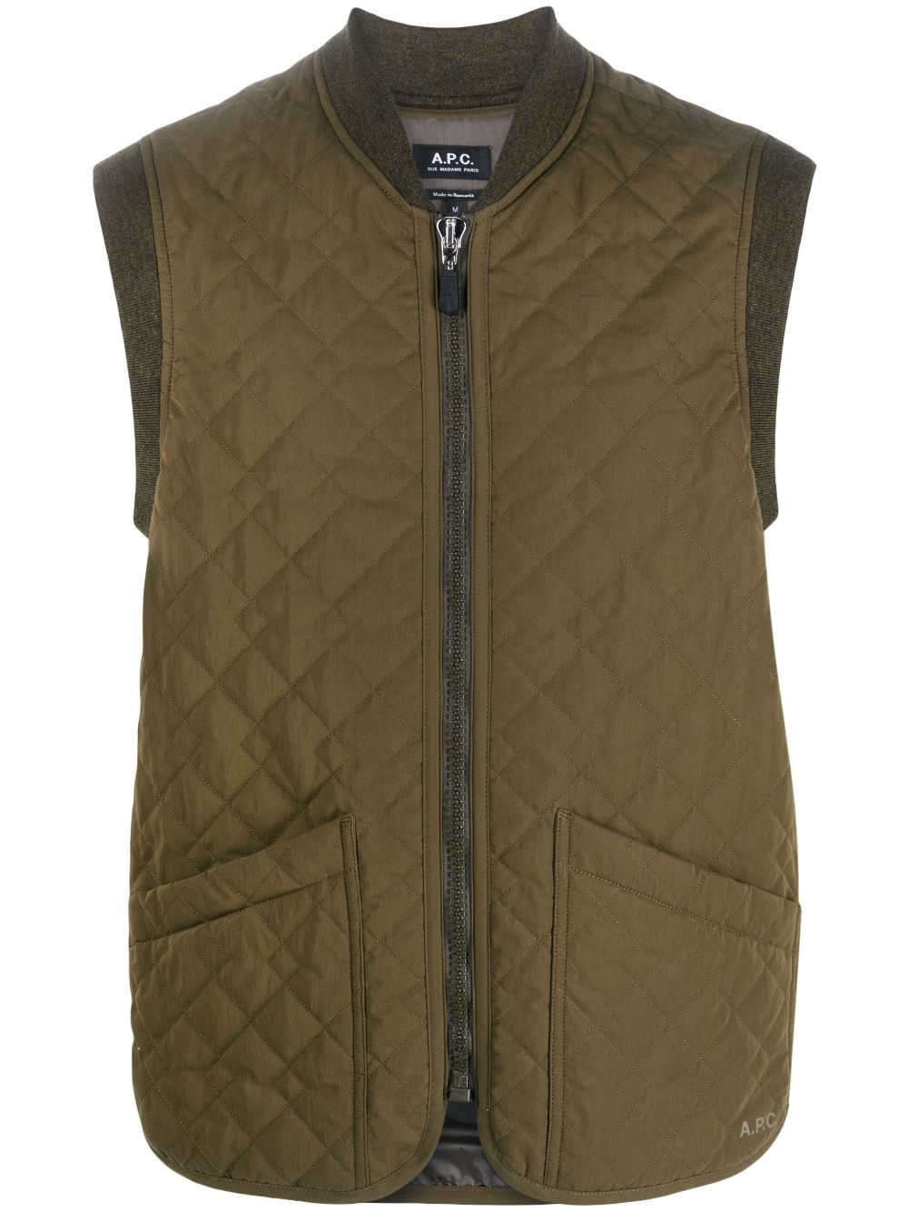 A.P.C. Silas quilted jacket - Green von A.P.C.