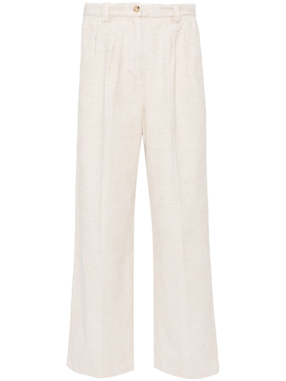 A.P.C. Tressie corduroy trousers - Neutrals von A.P.C.