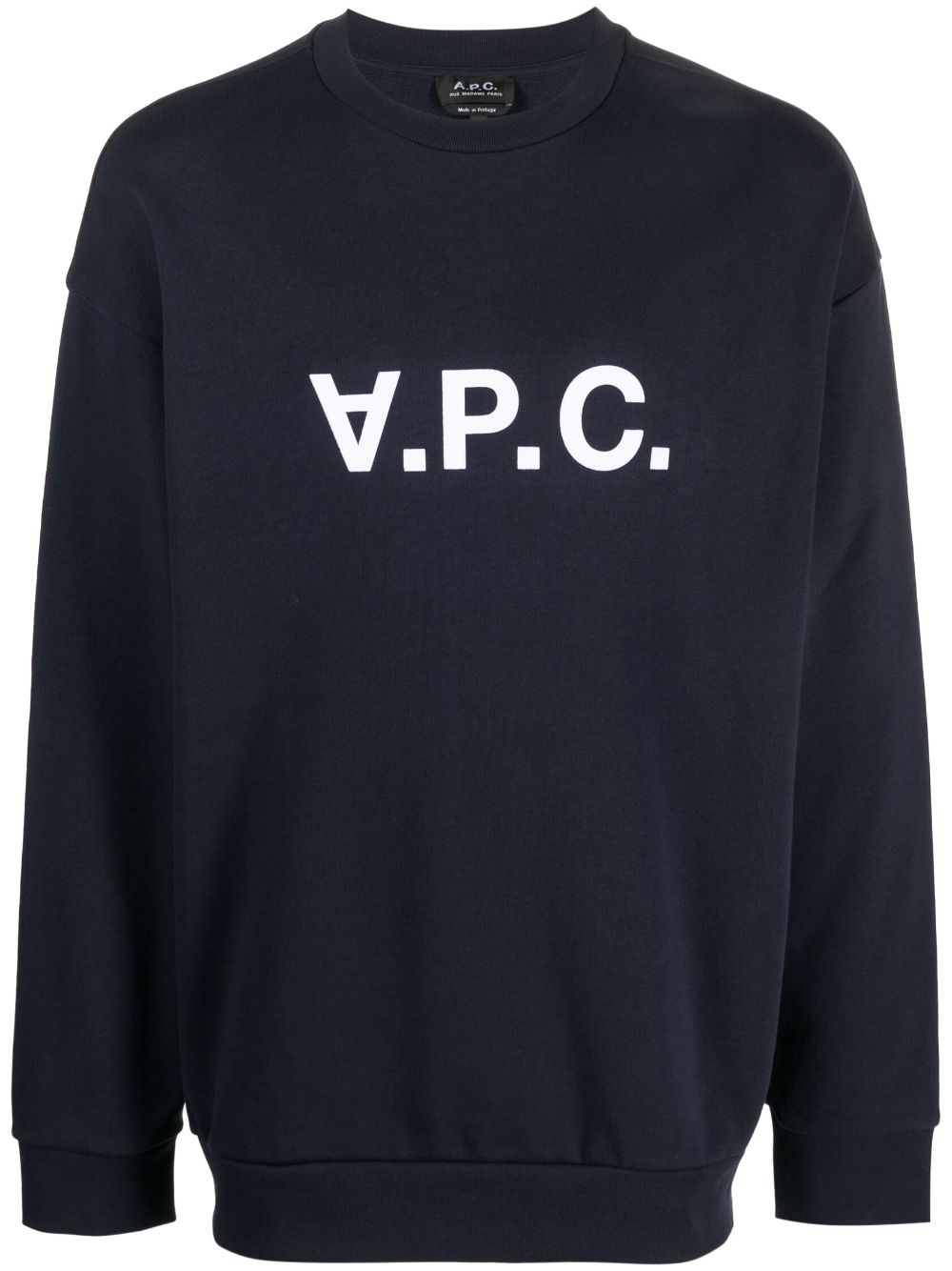 A.P.C. V.P.C. logo-print organic-cotton T-shirt - Blue von A.P.C.