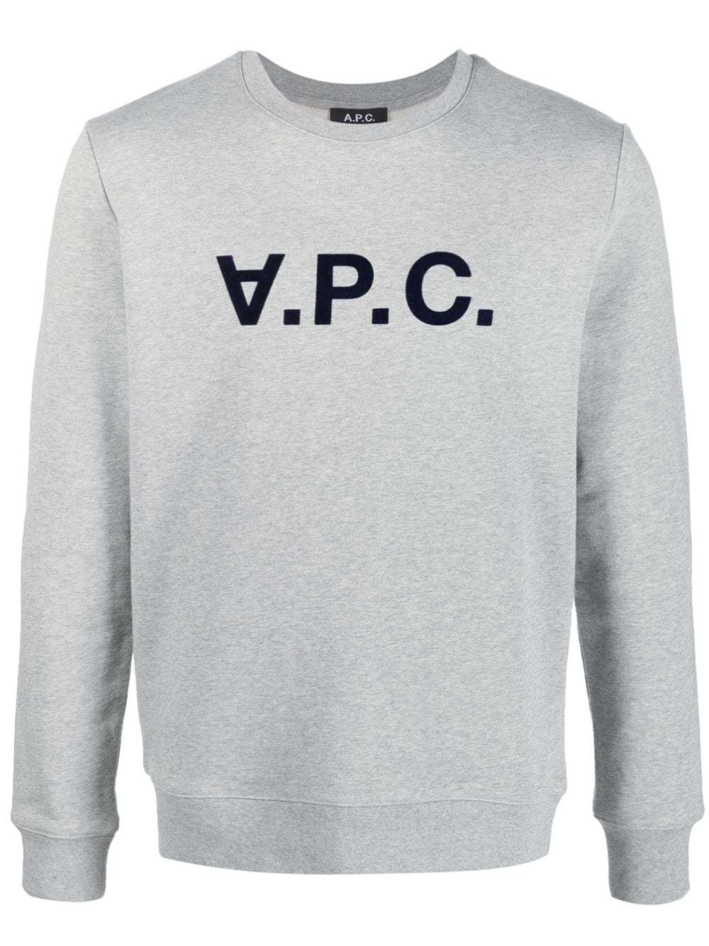 A.P.C. VPC logo-print cotton sweatshirt - Grey von A.P.C.