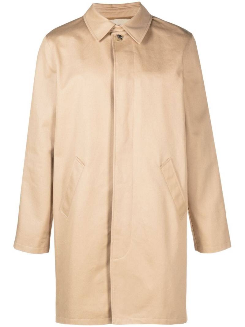 A.P.C. Ville cotton raincoat - Neutrals von A.P.C.