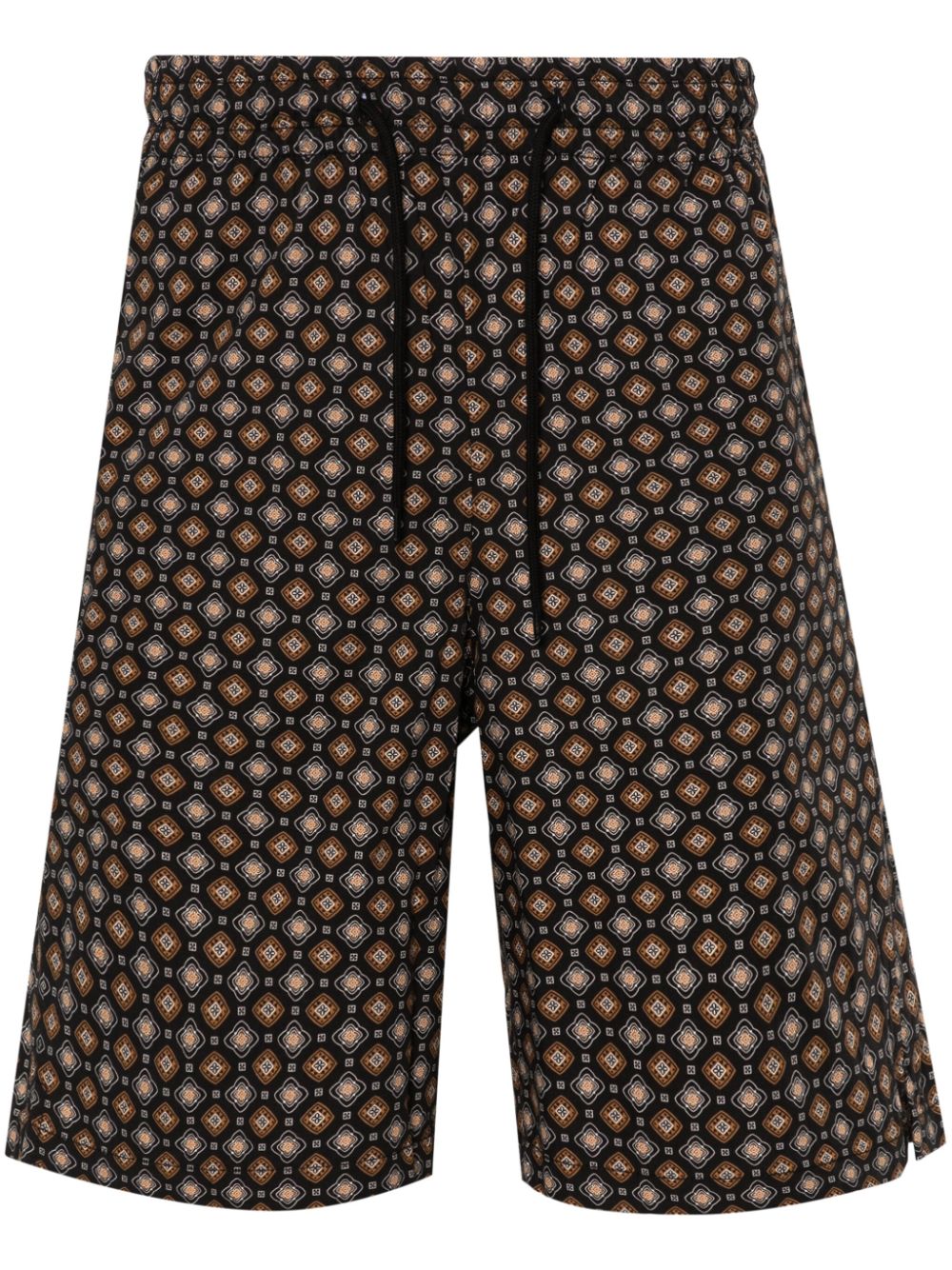 A.P.C. Vincento geometric-pattern shorts - Black von A.P.C.