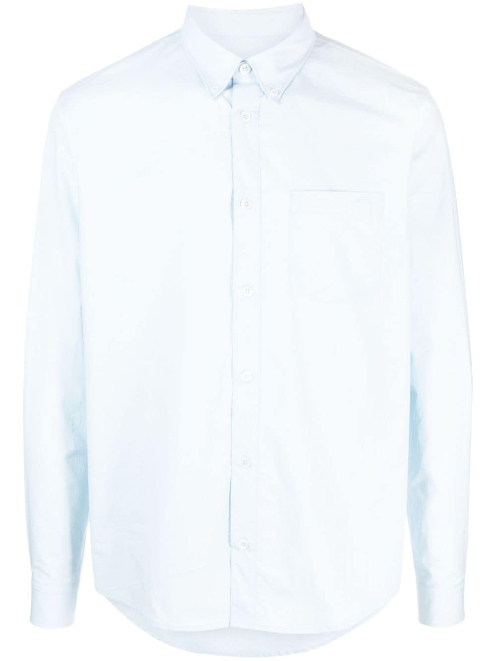 A.P.C. button-down cotton shirt - Blue von A.P.C.