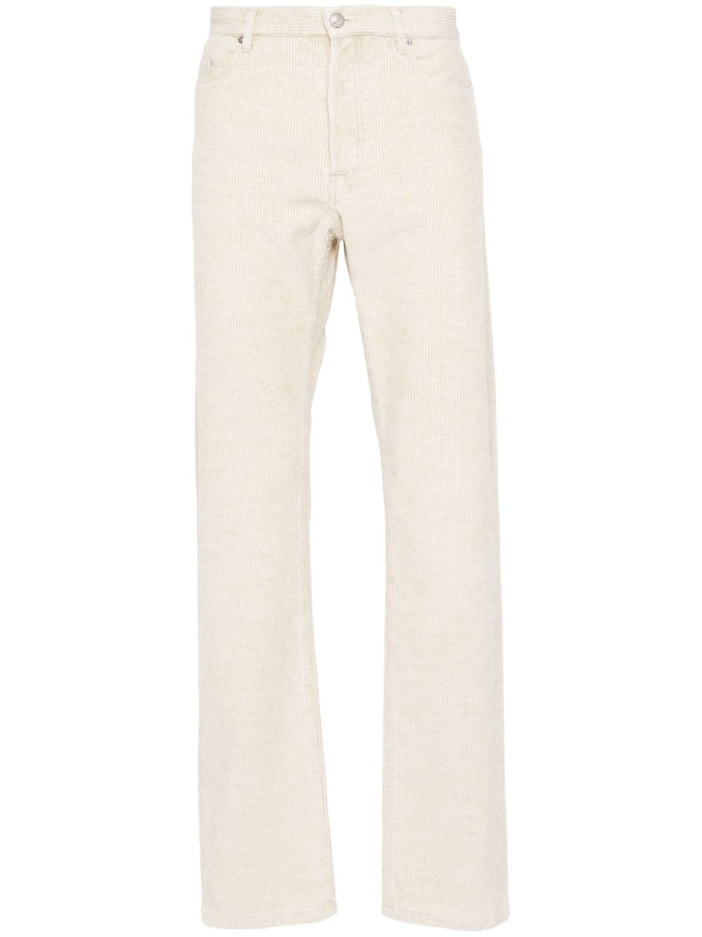 A.P.C. corduroy straight-leg trousers - Neutrals von A.P.C.