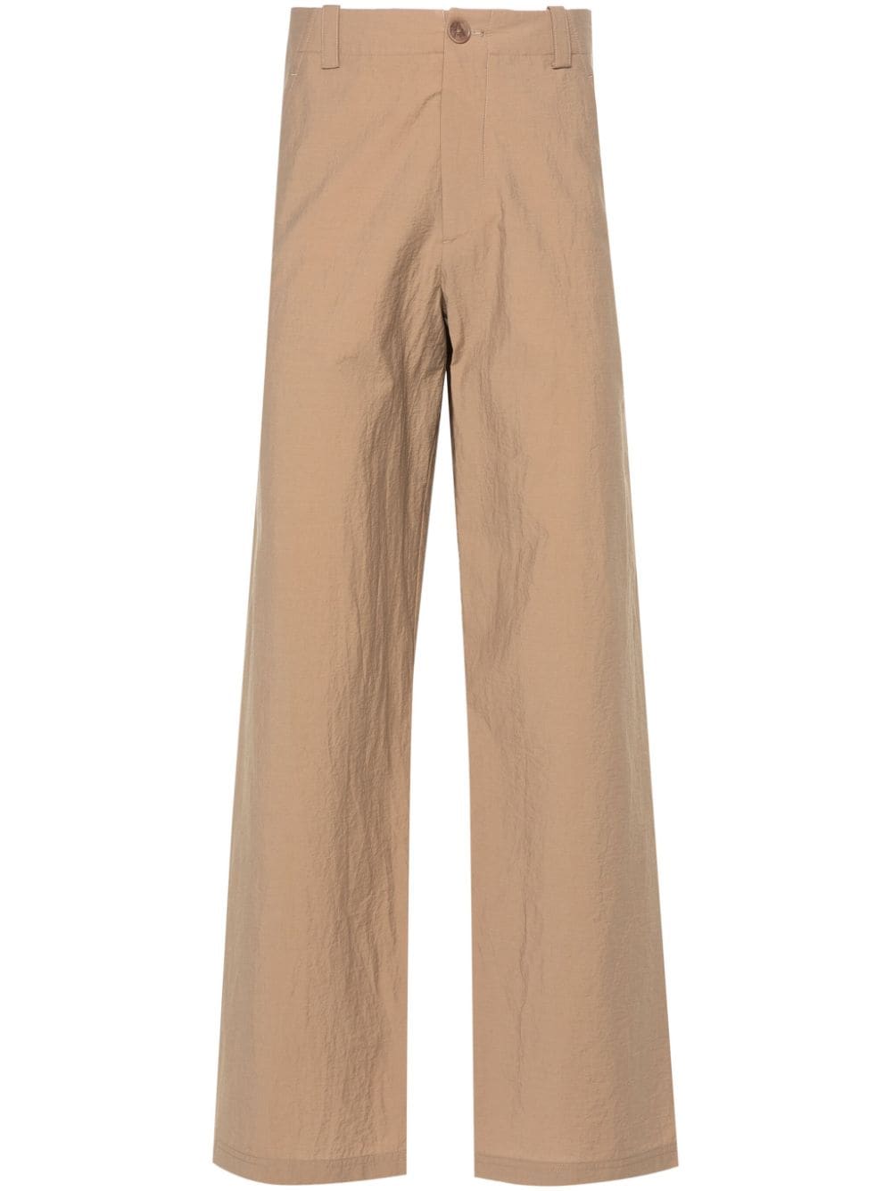 A.P.C. creased tapered trousers - Neutrals von A.P.C.