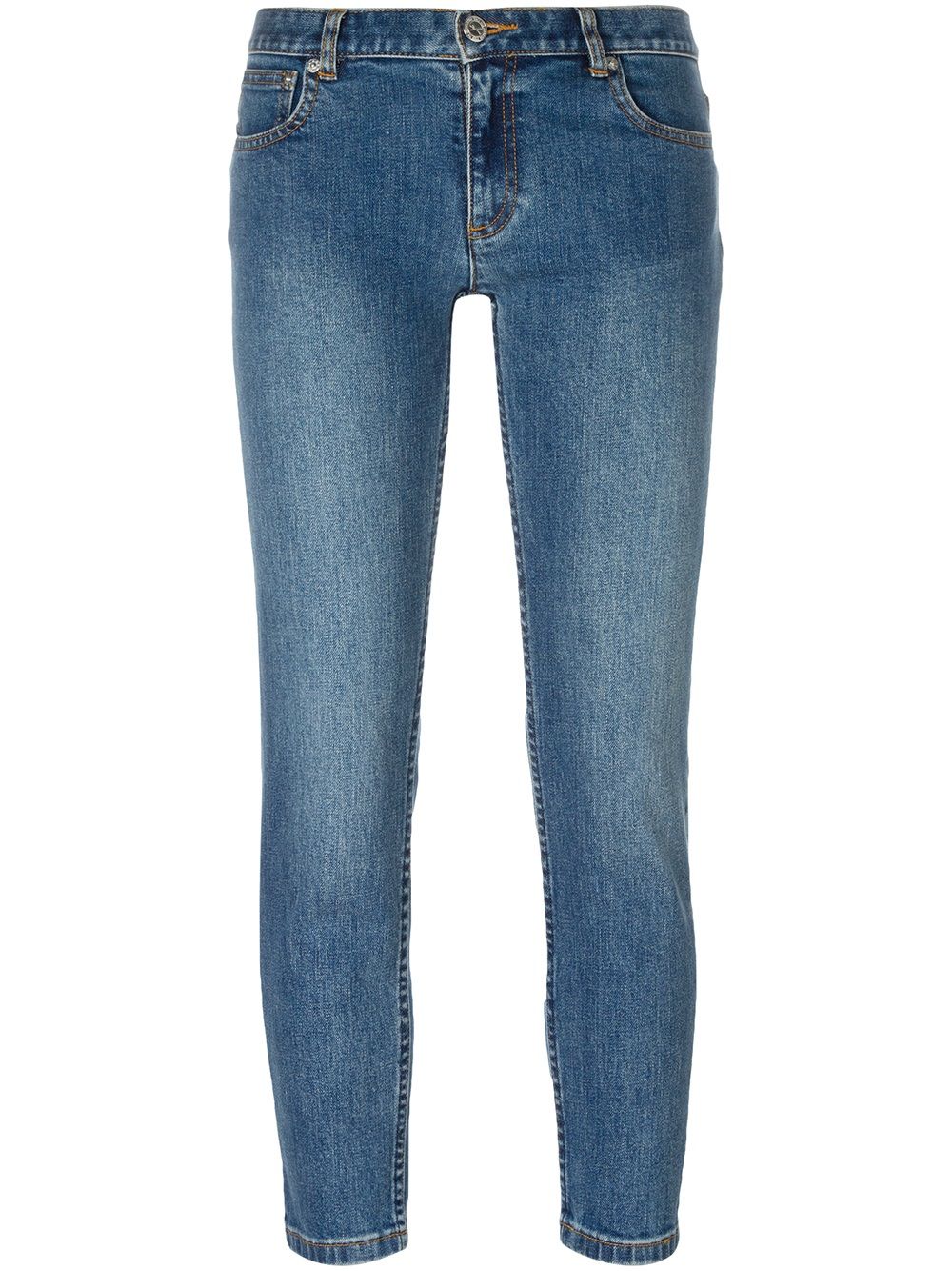 A.P.C. cropped jeans - Blue von A.P.C.