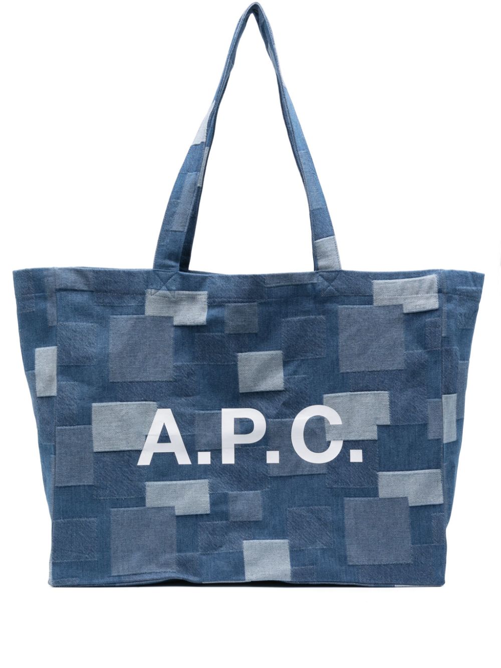 A.P.C. denim tote bag - Blue von A.P.C.