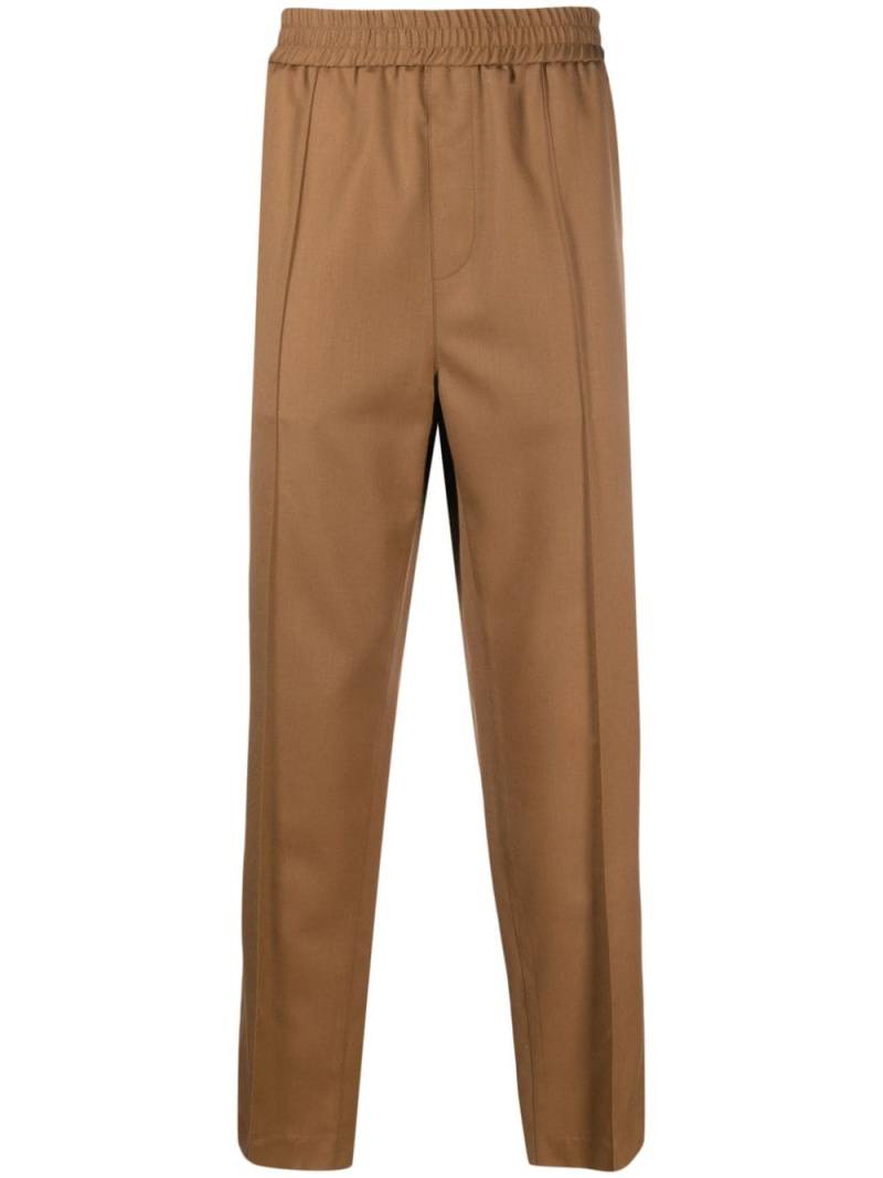 A.P.C. elasticated-waist wool trousers - Brown von A.P.C.
