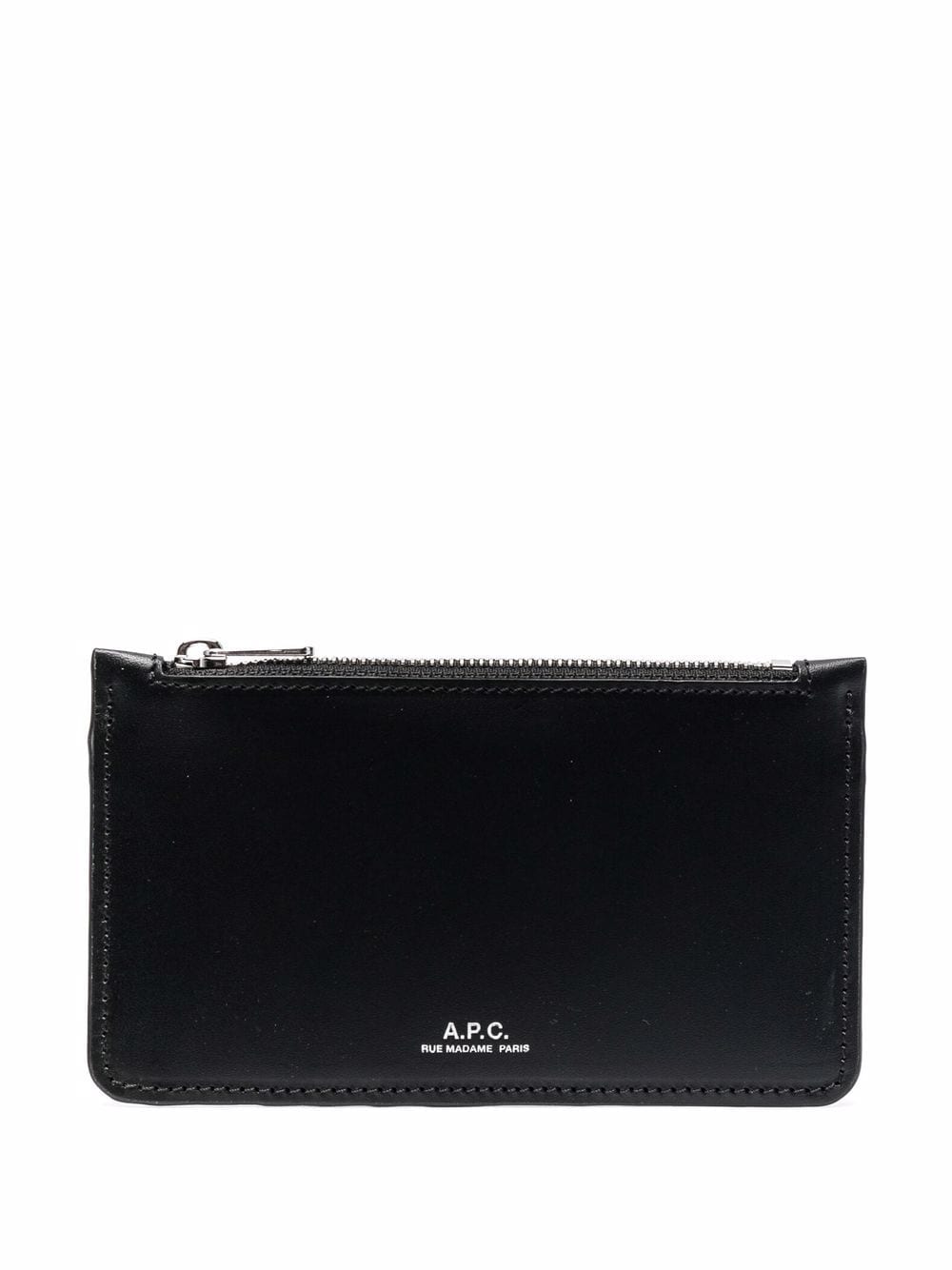 A.P.C. embossed-logo wallet - Black von A.P.C.