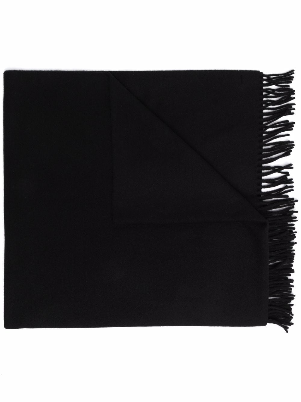 A.P.C. fringe-hem scarf - Black von A.P.C.