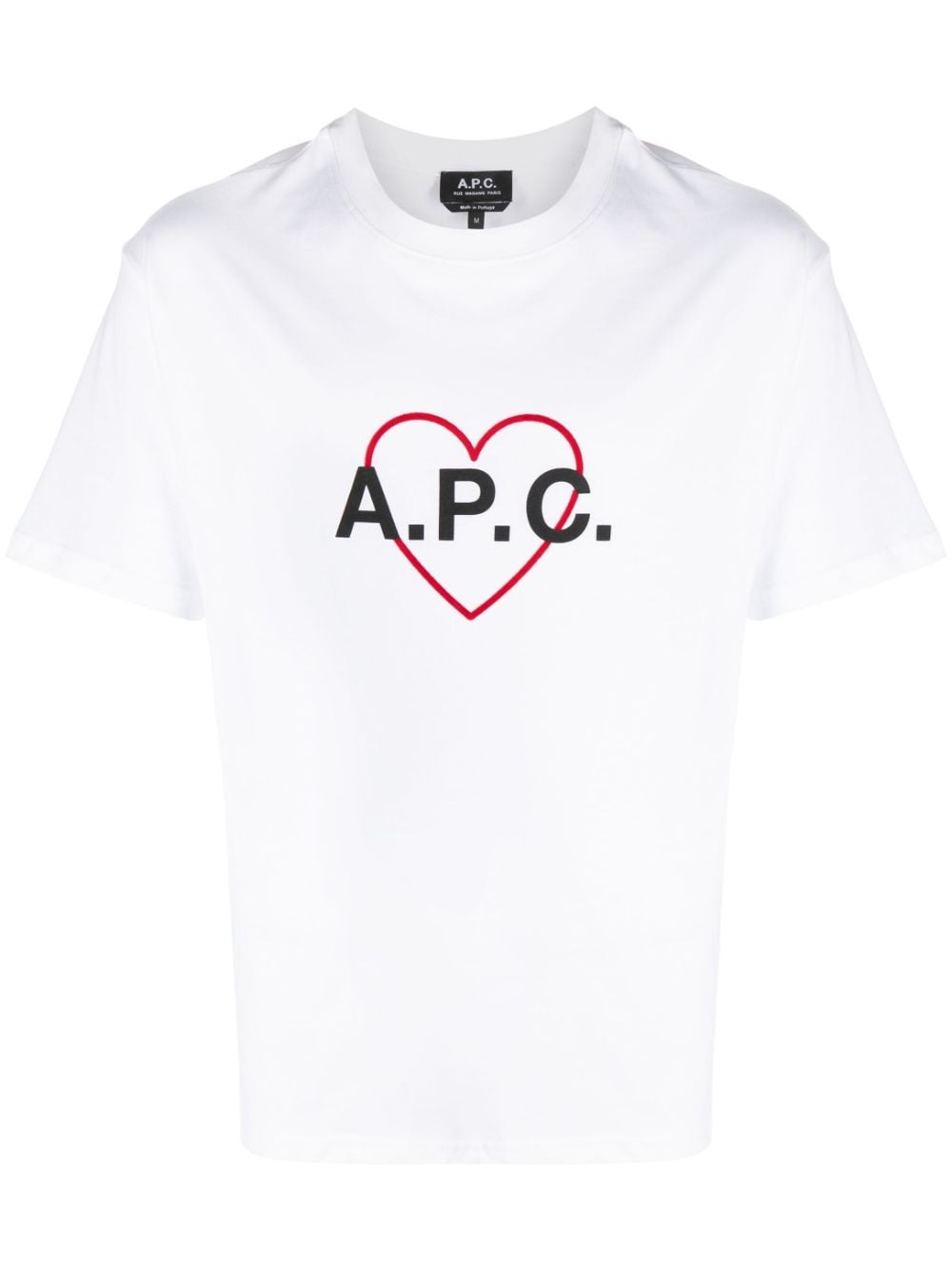 A.P.C. heart logo cotton T-shirt - White von A.P.C.
