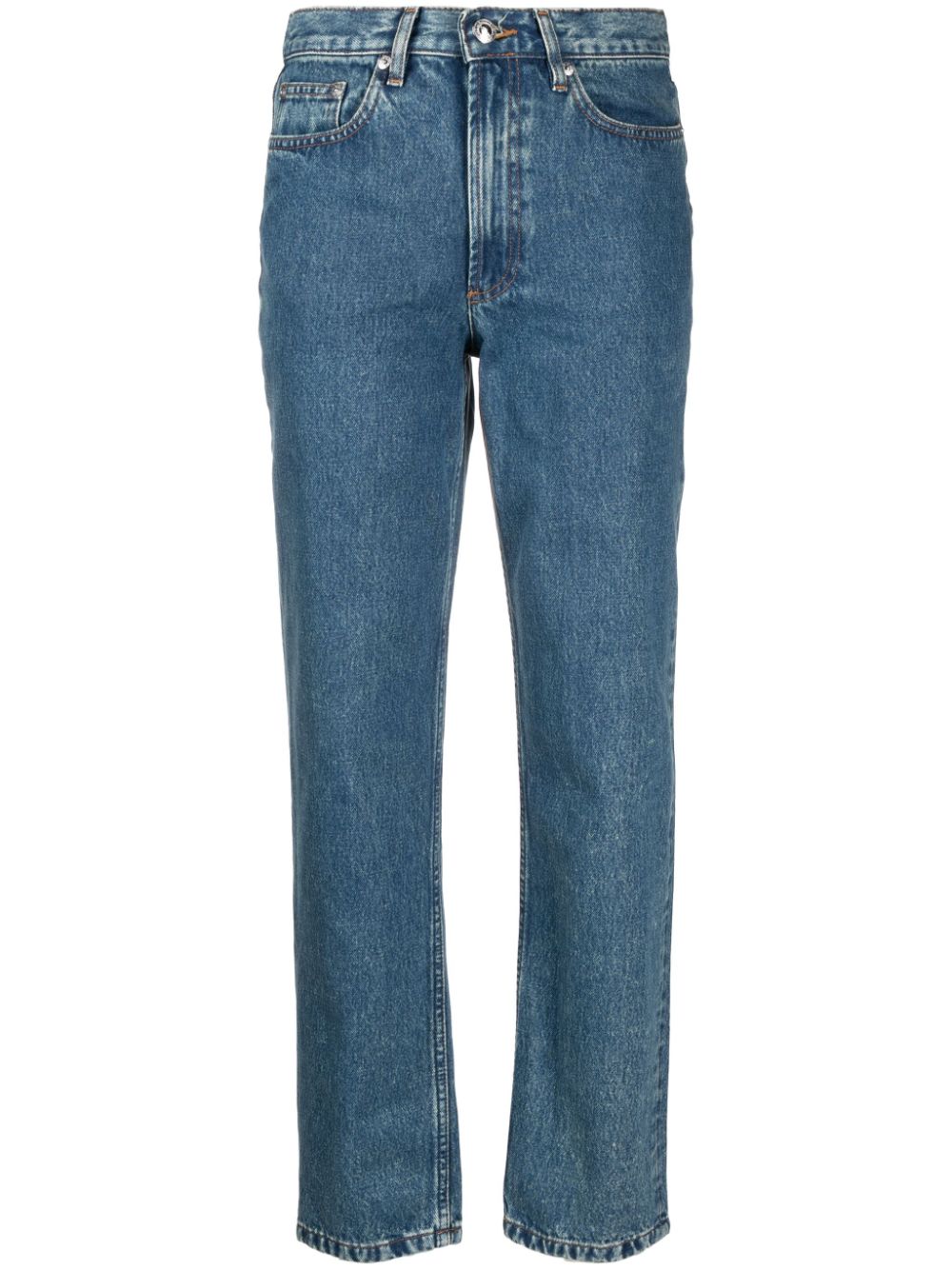 A.P.C. high-rise straight-leg jeans - Blue von A.P.C.