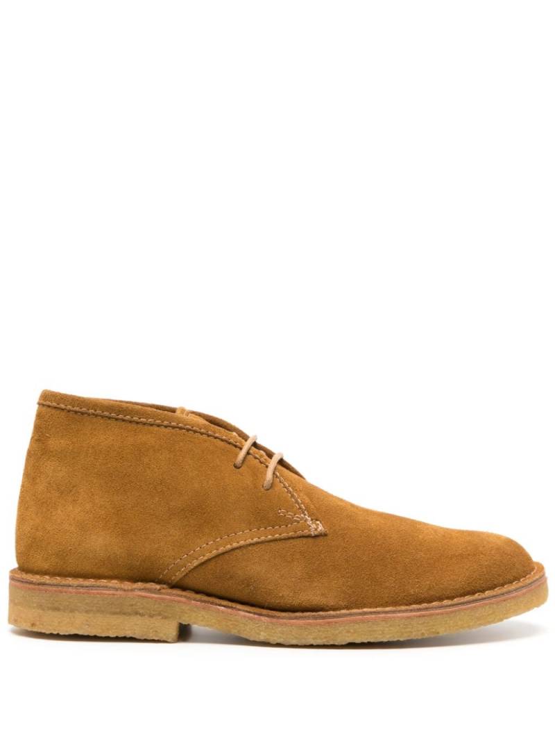 A.P.C. lace-up suede boots - Brown von A.P.C.