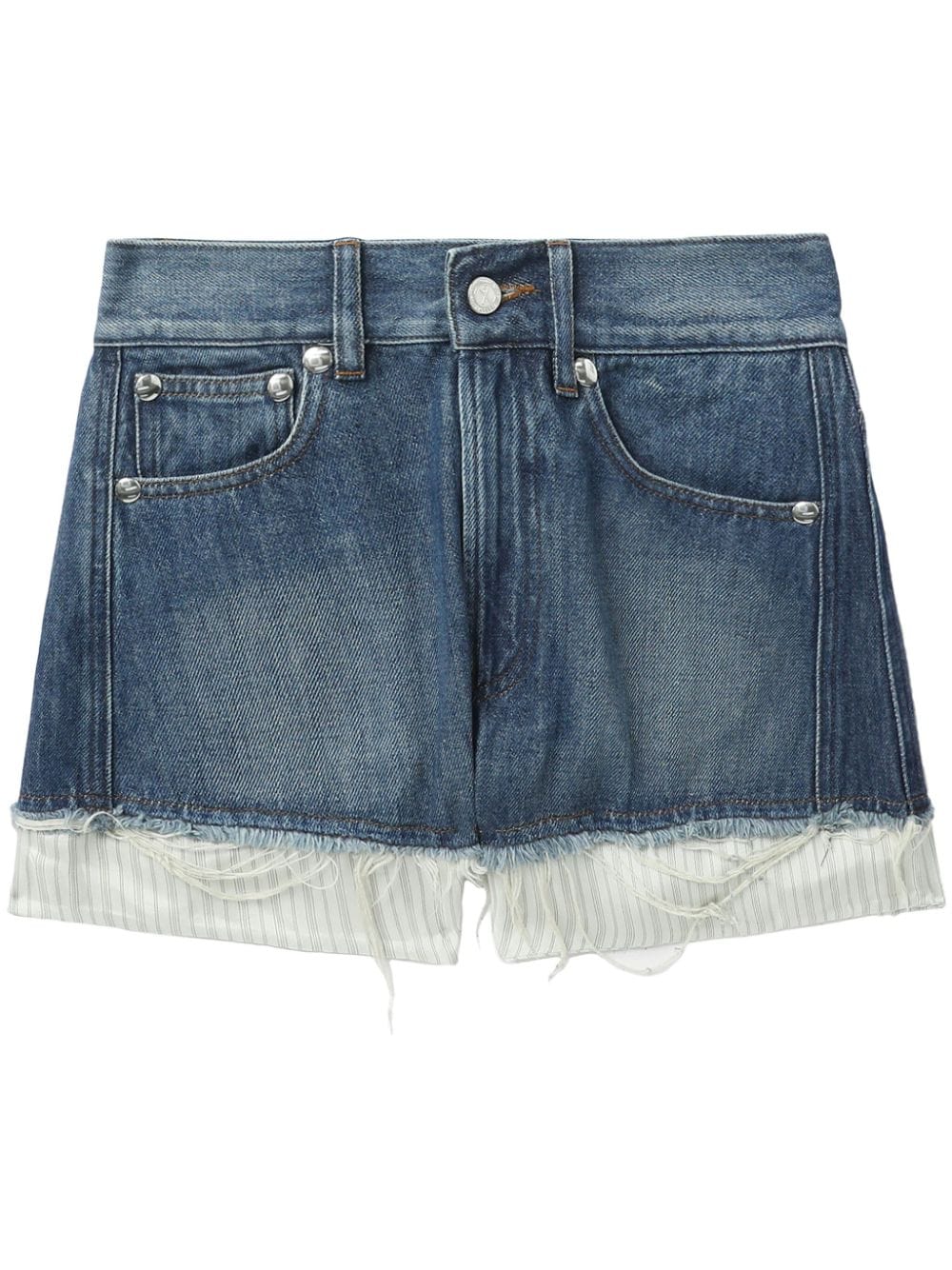 A.P.C. layered denim shorts - Blue von A.P.C.