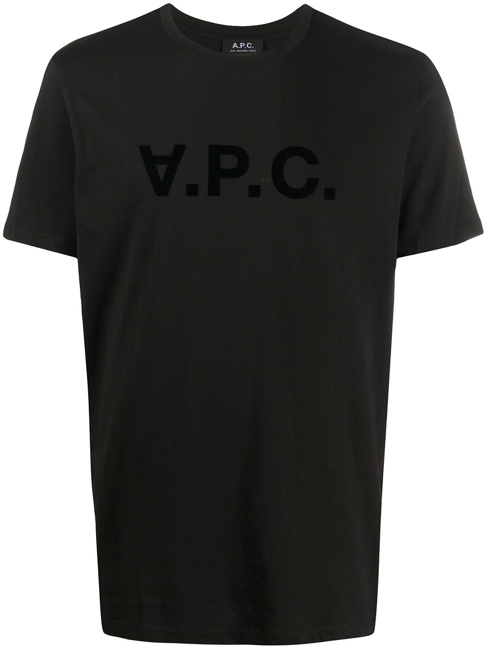 A.P.C. logo print T-shirt - Black von A.P.C.