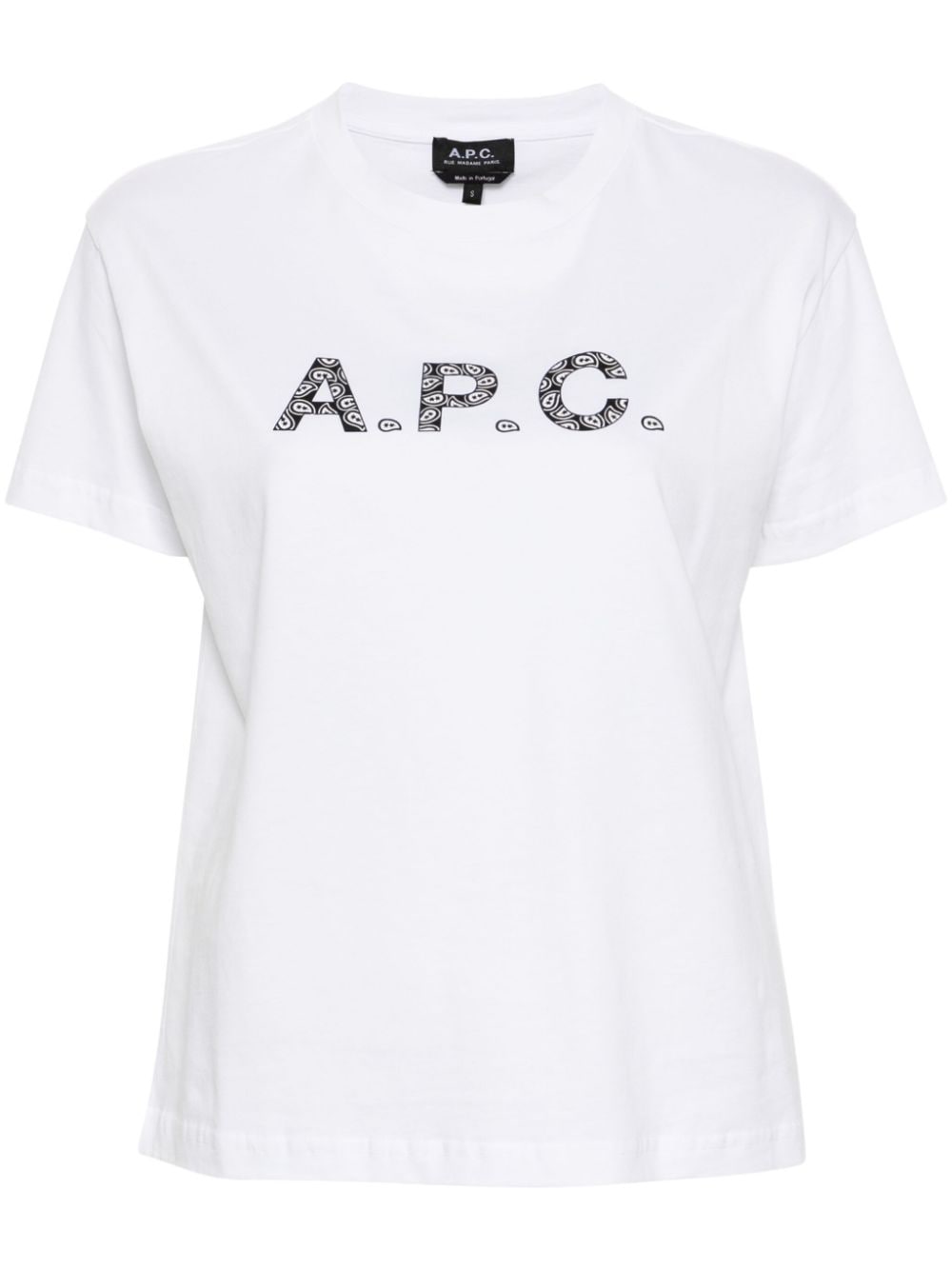 A.P.C. logo-print T-shirt - White von A.P.C.