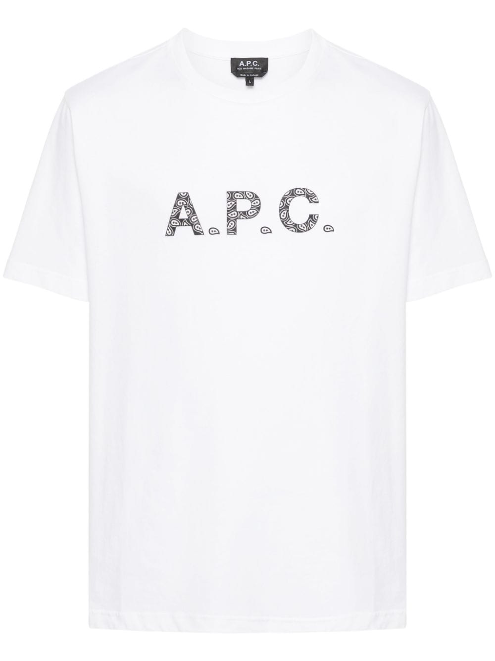 A.P.C. logo-print cotton T-shirt - White von A.P.C.