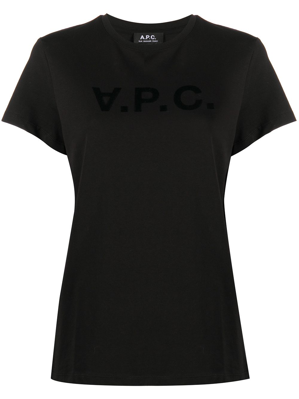 A.P.C. logo-print short sleeve t-shirt - Black von A.P.C.