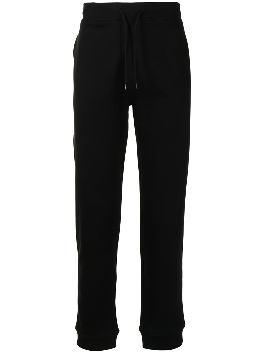 A.P.C. logo-print sweatpants - Black von A.P.C.