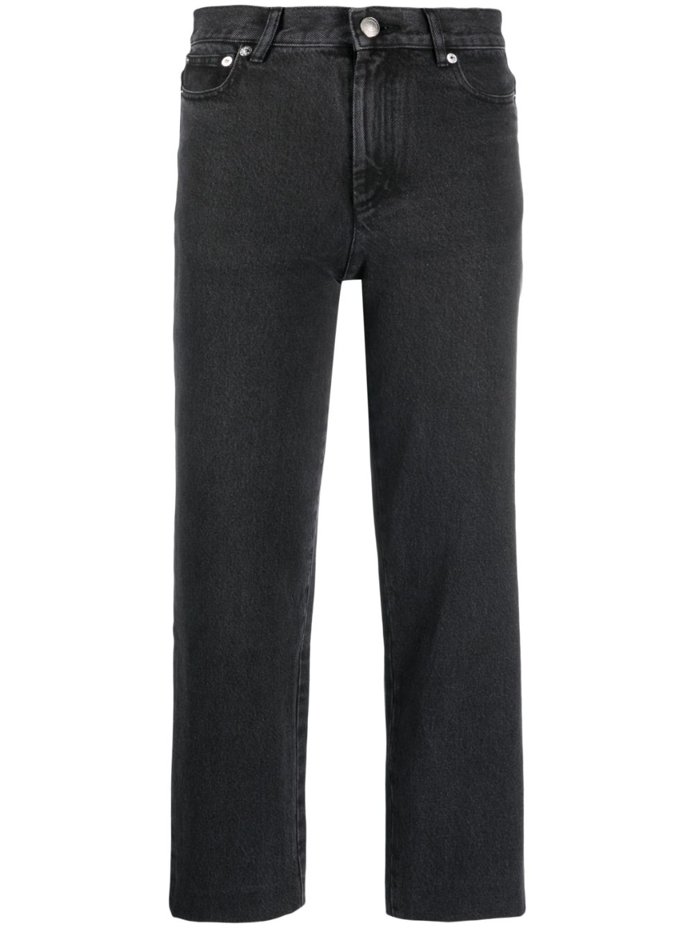 A.P.C. mid-rise cropped jeans - Black von A.P.C.