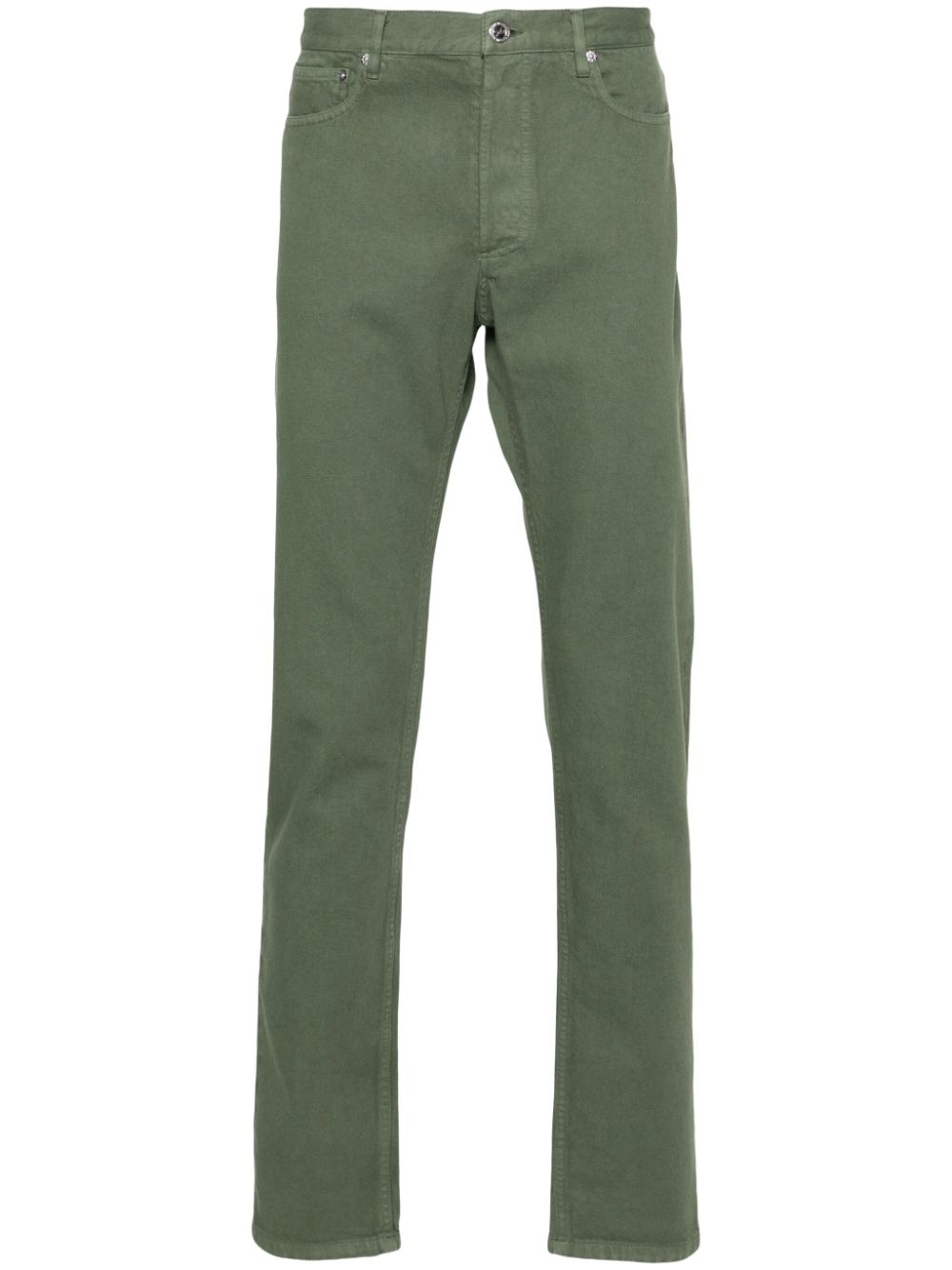 A.P.C. mid-rise tapered jeans - Green von A.P.C.