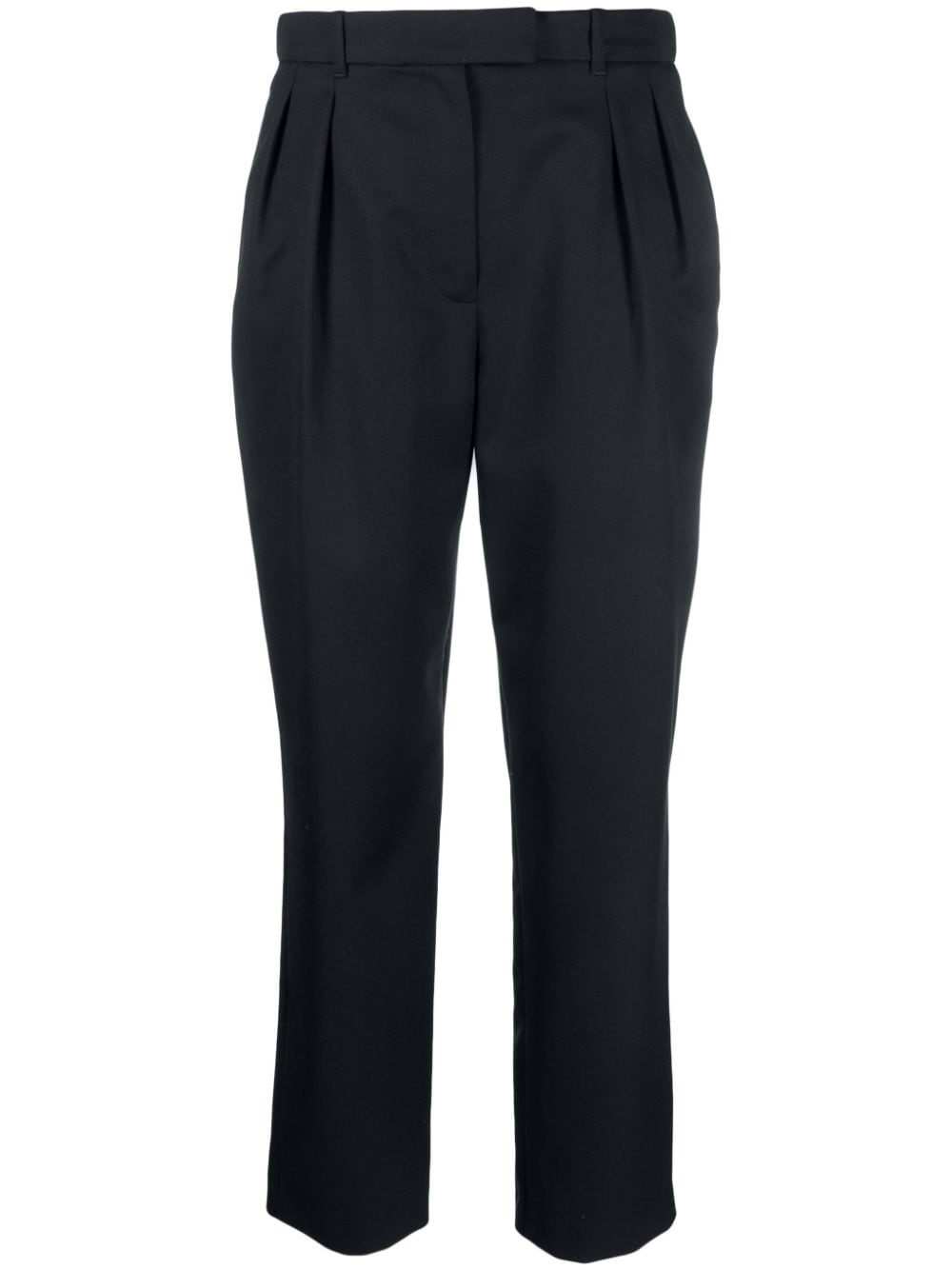 A.P.C. pleated cropped trousers - Blue von A.P.C.
