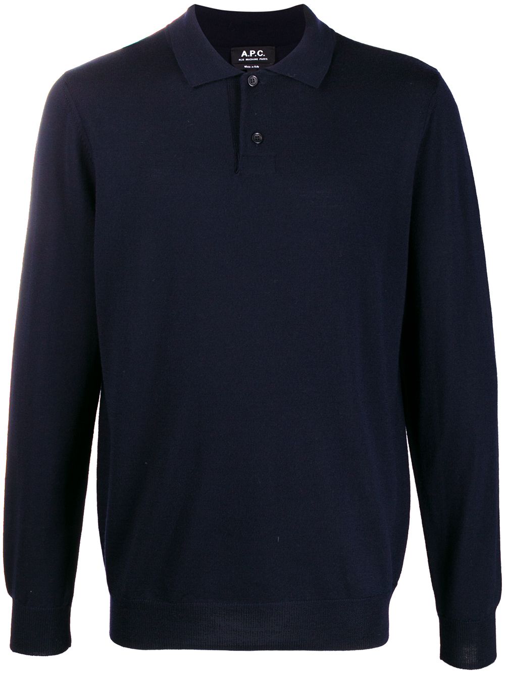 A.P.C. polo neck knitted sweater - Blue von A.P.C.
