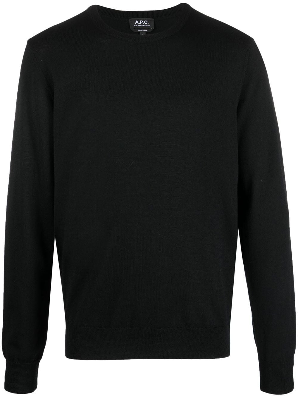 A.P.C. round neck sweater - Black von A.P.C.