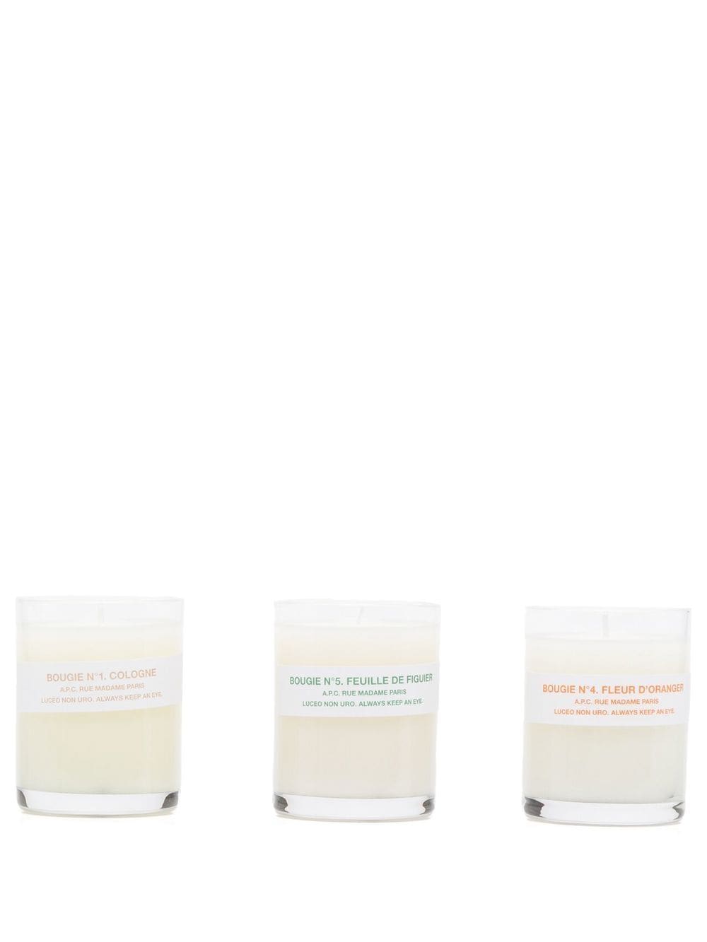 A.P.C. scented candle set - White von A.P.C.