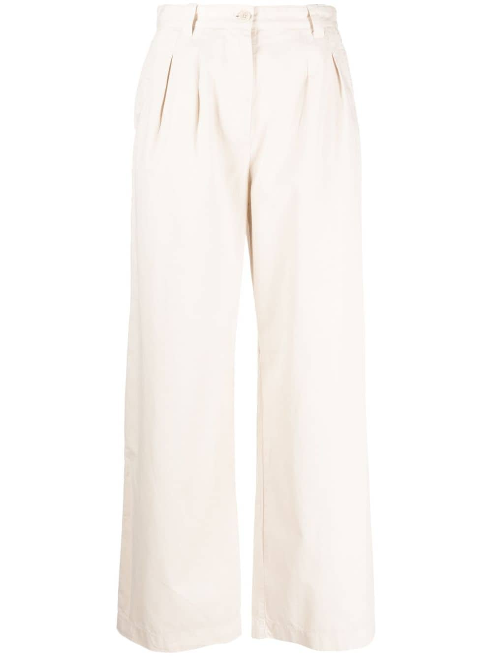 A.P.C. straight-leg cotton trousers - Neutrals von A.P.C.