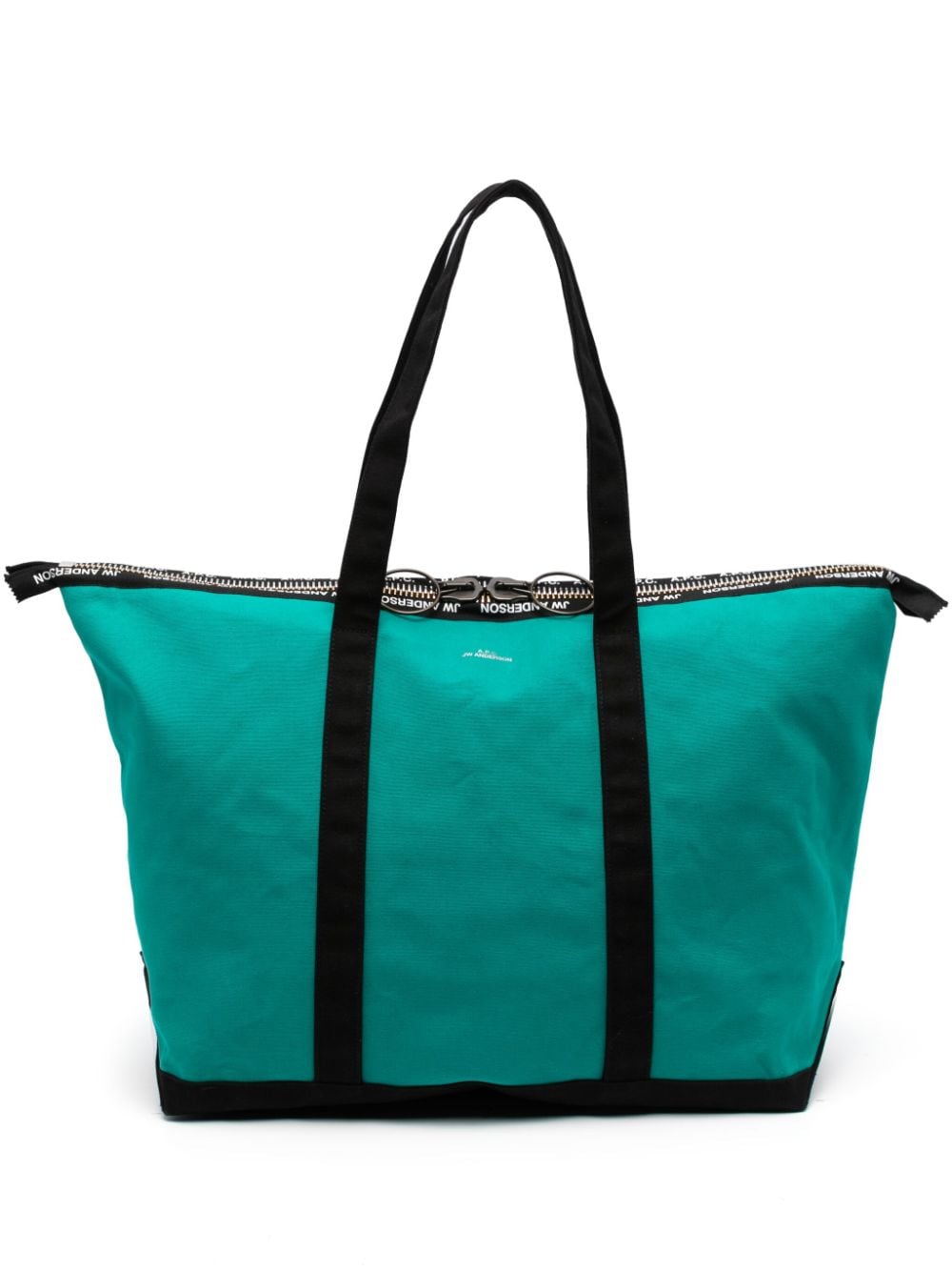 A.P.C. x JW Anderson logo-print tote bag - Green von A.P.C.