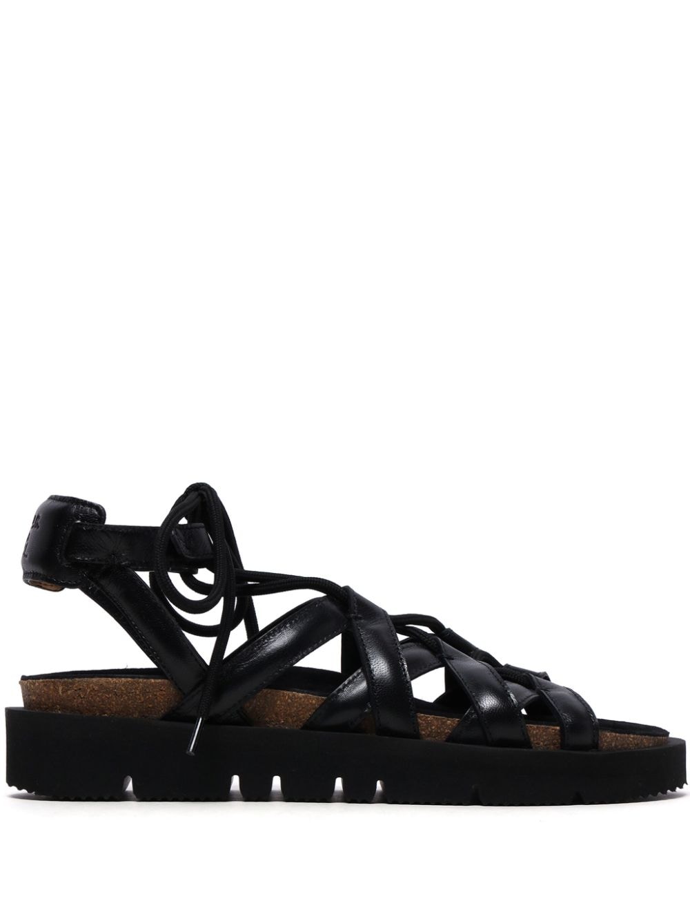 A.P.C. x NRL Iliade leather sandals - Black von A.P.C.