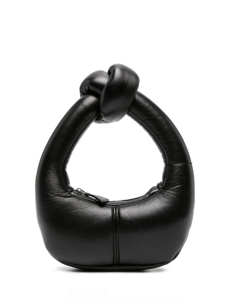 A.W.A.K.E. Mode small Mia leather tote bag - Black von A.W.A.K.E. Mode