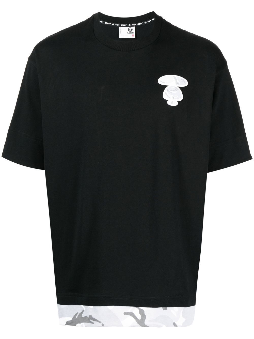 AAPE BY *A BATHING APE® AAPE Unvs shark-camouflage t-shirt - Black von AAPE BY *A BATHING APE®