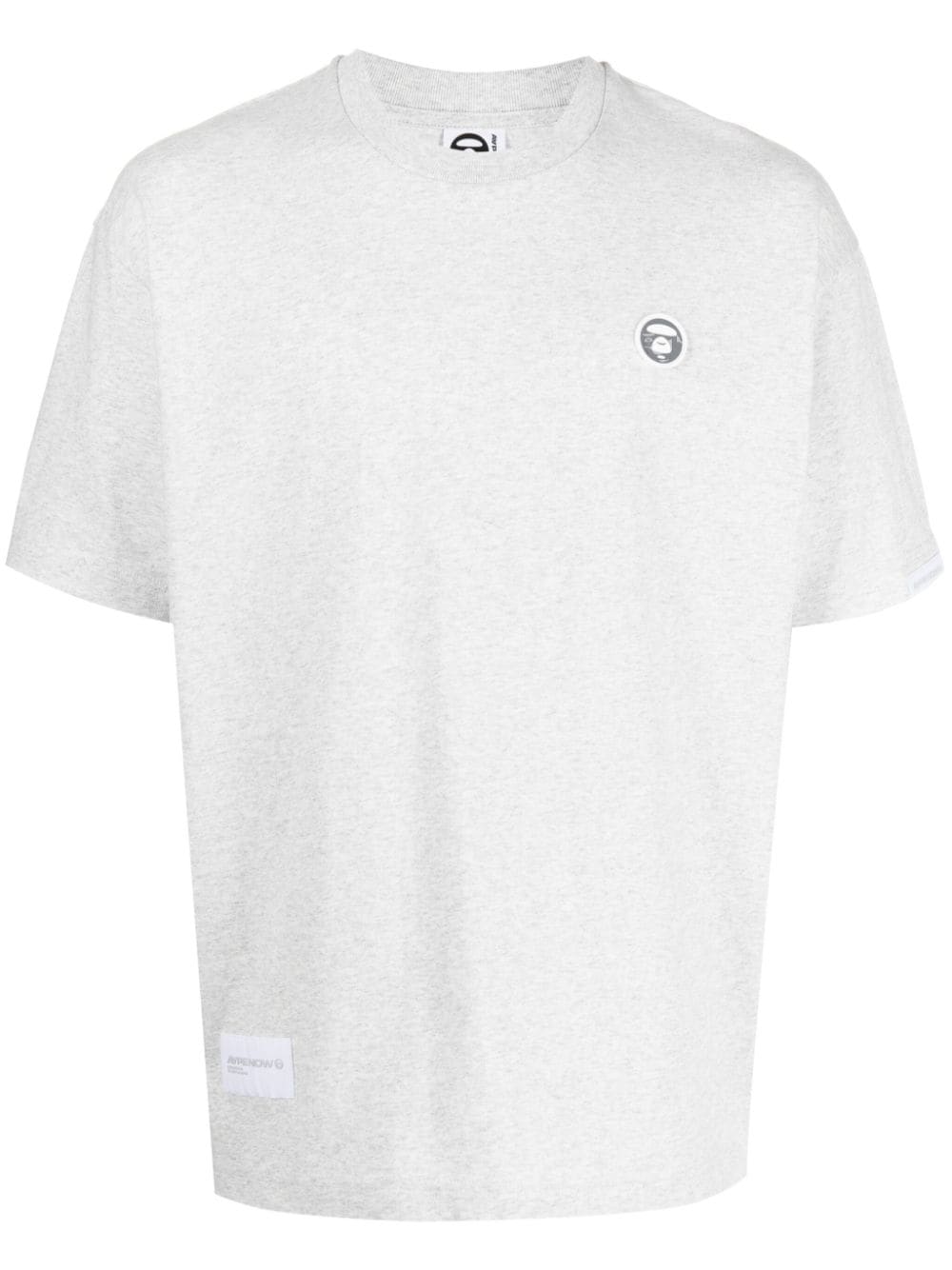 AAPE BY *A BATHING APE® Milo-patch cotton T-shirt - Grey von AAPE BY *A BATHING APE®