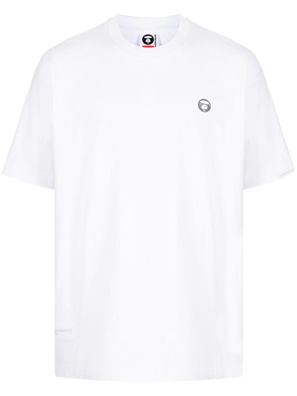 AAPE BY *A BATHING APE® Milo-patch cotton T-shirt - White von AAPE BY *A BATHING APE®