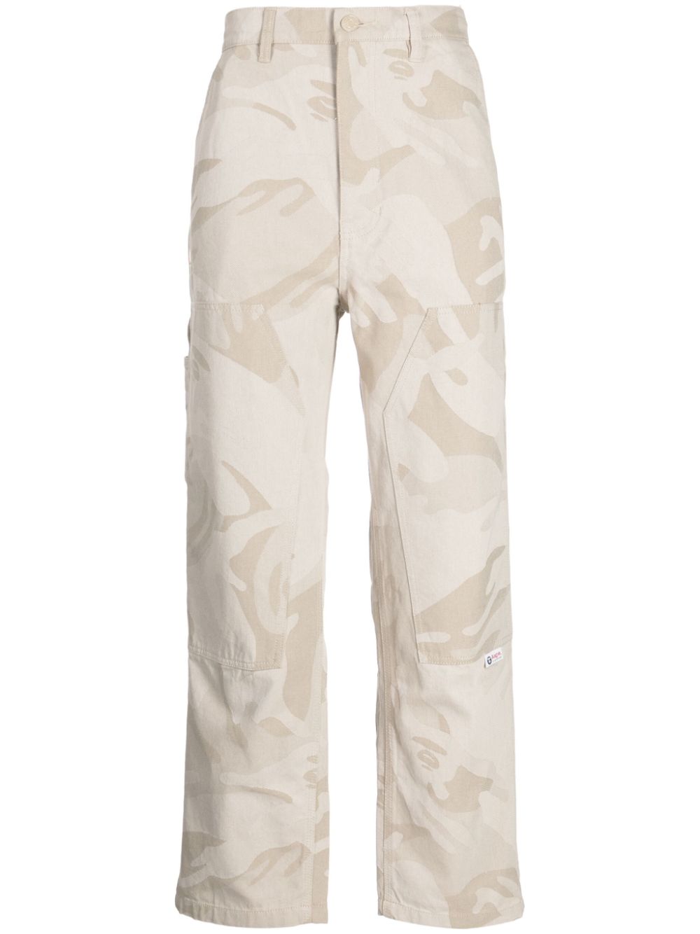 AAPE BY *A BATHING APE® camouflage-pattern straight-leg jeans - Brown von AAPE BY *A BATHING APE®
