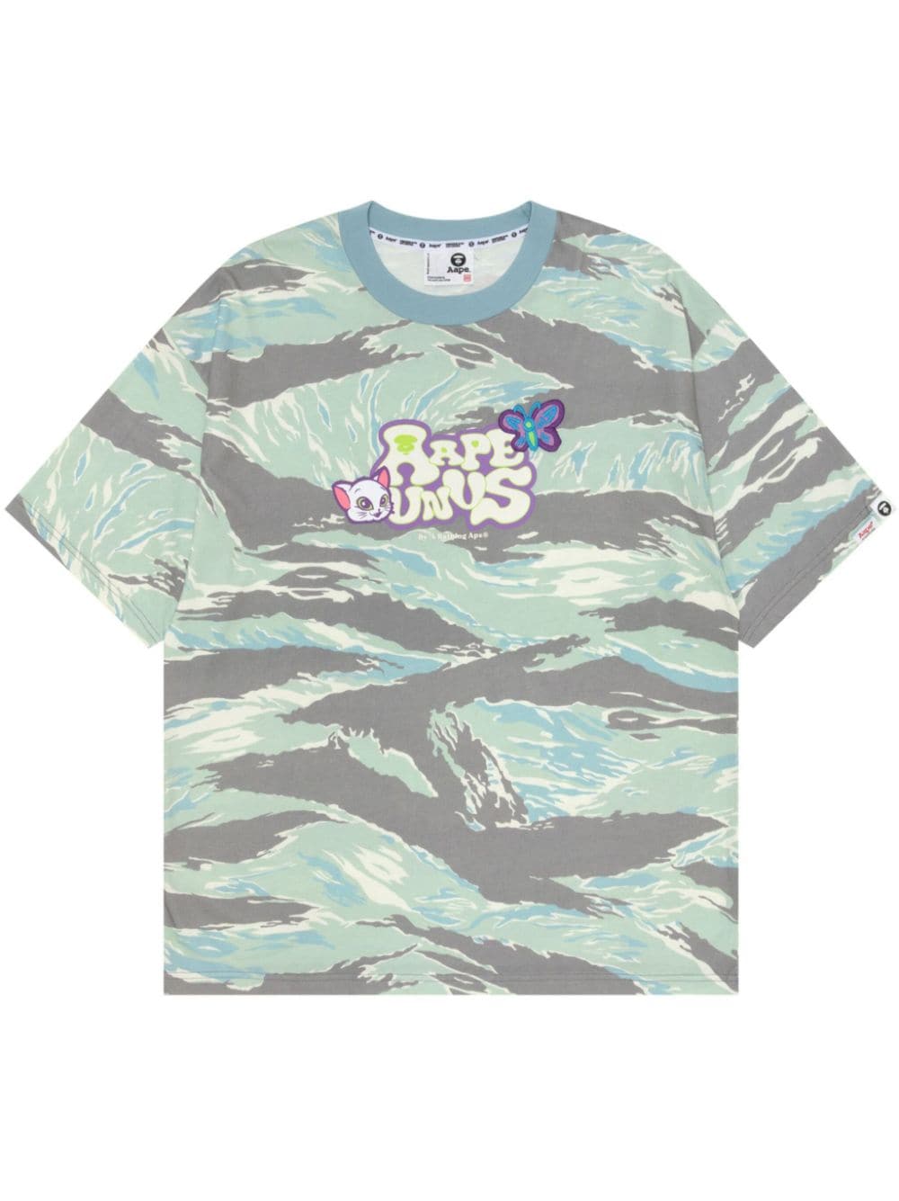 AAPE BY *A BATHING APE® camouflage-print cotton T-shirt - Green von AAPE BY *A BATHING APE®