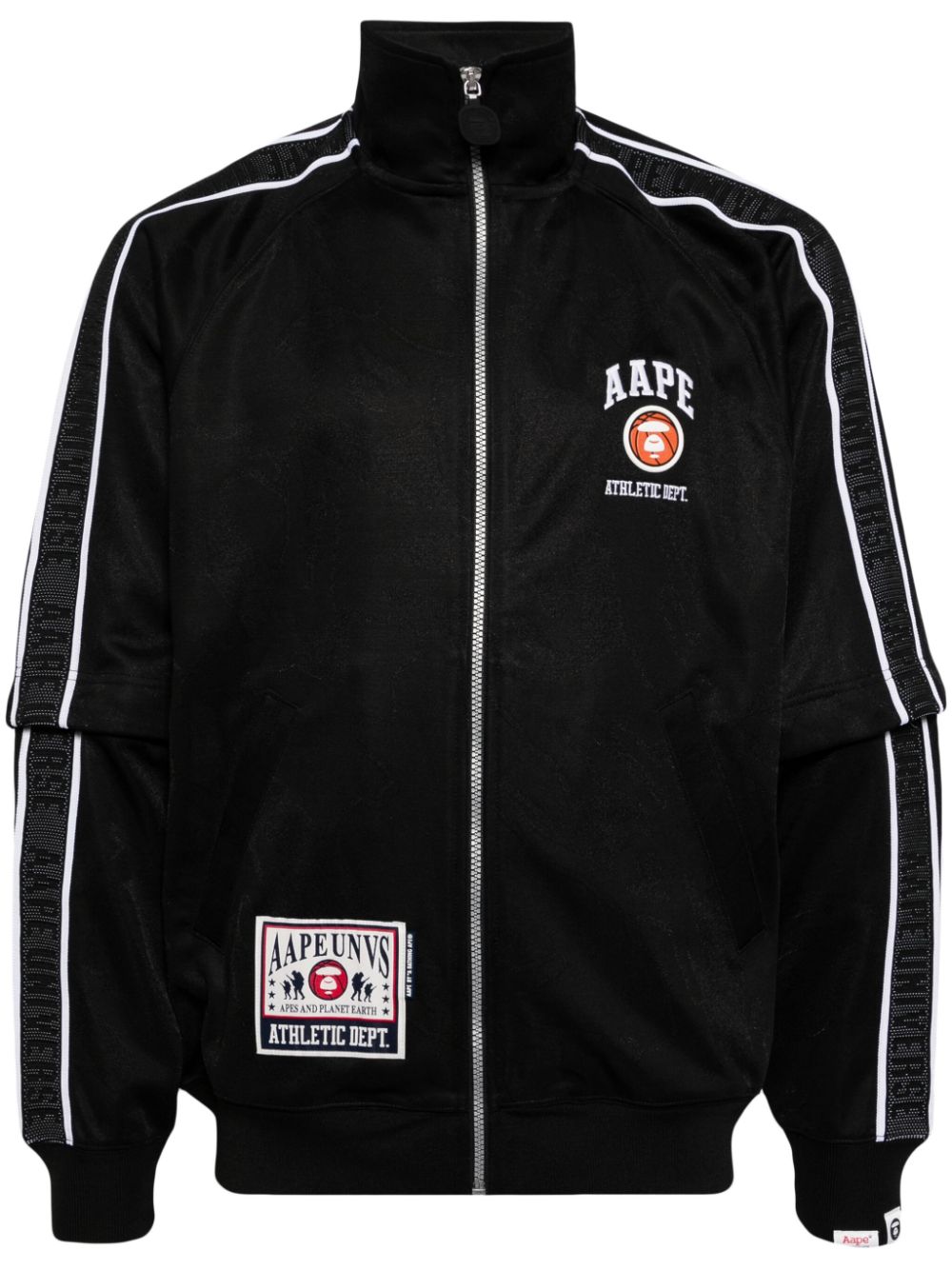 AAPE BY *A BATHING APE® detachable-sleeve sports jacket - Black von AAPE BY *A BATHING APE®