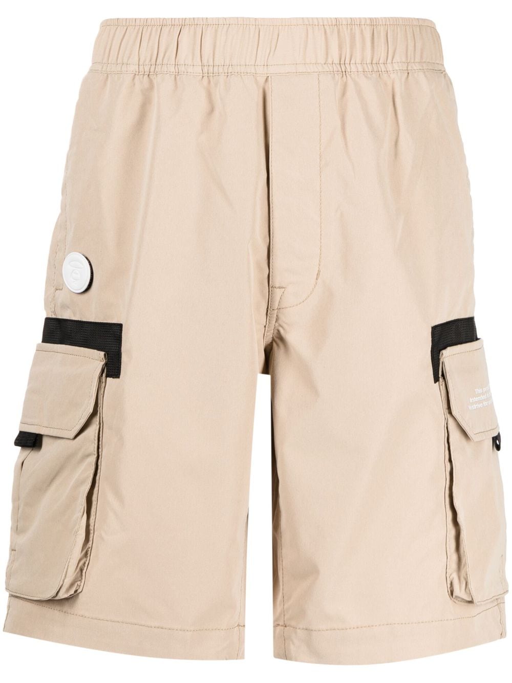 AAPE BY *A BATHING APE® elasticated-waist cargo shorts - Brown von AAPE BY *A BATHING APE®