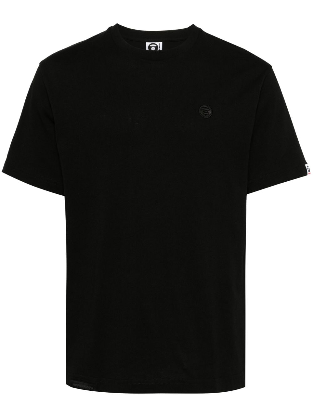 AAPE BY *A BATHING APE® logo-appliqué cotton T-shirt - Black von AAPE BY *A BATHING APE®