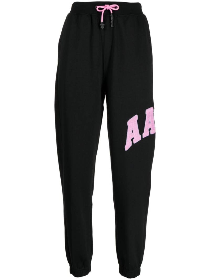 AAPE BY *A BATHING APE® logo-patch drawstring track pants - Black von AAPE BY *A BATHING APE®