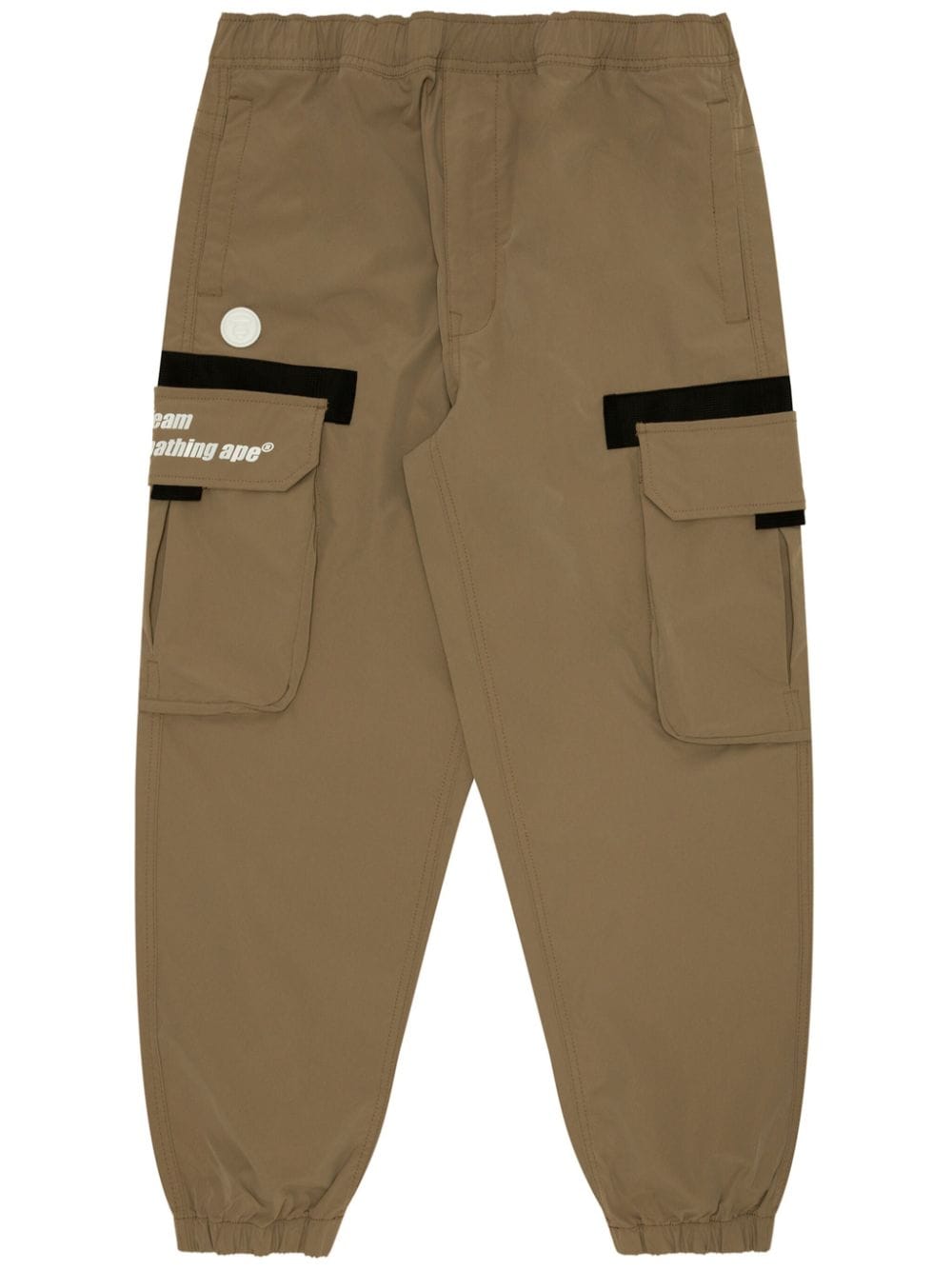 AAPE BY *A BATHING APE® logo-print cargo trousers - Neutrals von AAPE BY *A BATHING APE®