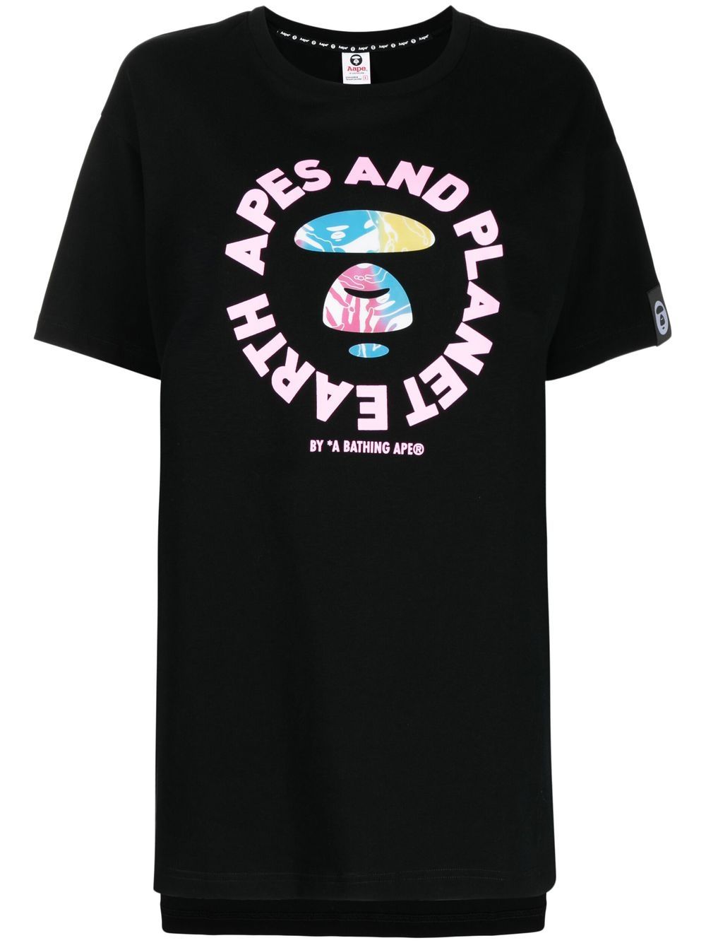 AAPE BY *A BATHING APE® logo-print cotton T-shirt - Black von AAPE BY *A BATHING APE®