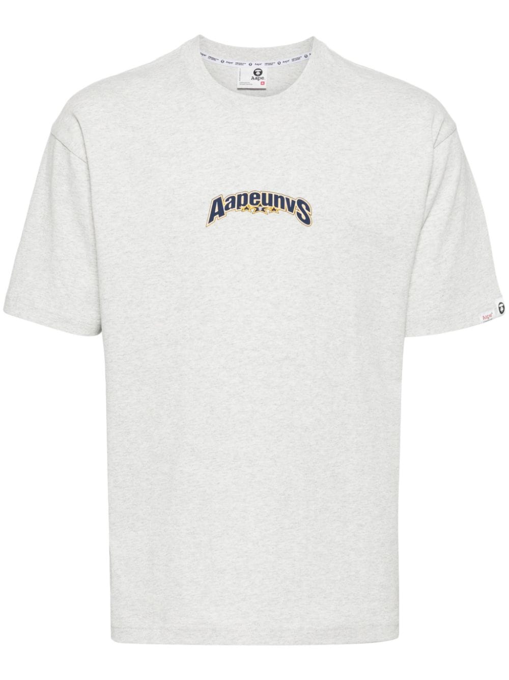 AAPE BY *A BATHING APE® logo-print cotton T-shirt - Grey von AAPE BY *A BATHING APE®