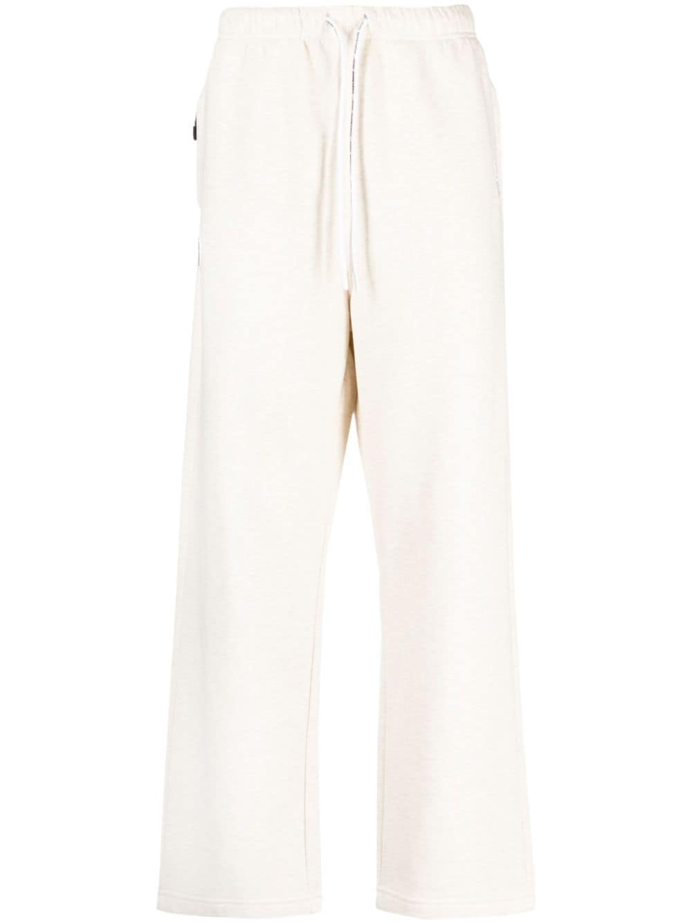 AAPE BY *A BATHING APE® logo-print straight-leg track pants - White von AAPE BY *A BATHING APE®